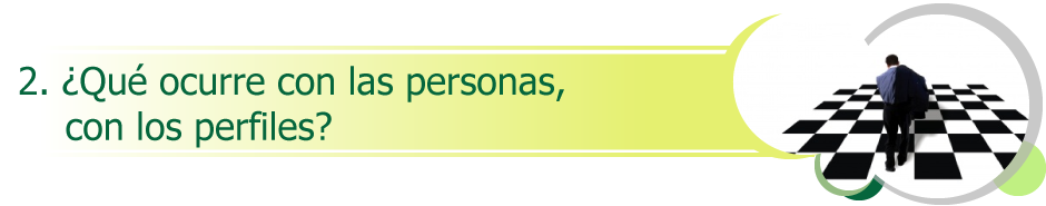 Qué ocurre con las personas, con los perfiles